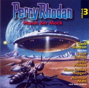 Cover-Bild zum Titel 'Perry Rhodan Hörspiel 03: Der Planet der Mock' von 'Clark Darlton'