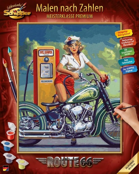 Malen nach Zahlen - Route 66 - 