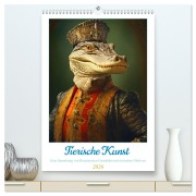 Cover-Bild zum Titel 'Tierische Kunst - Eine Sammlung von Renaissance-Gemälden mit tierischen Motiven (hochwertiger Premium Wandkalender 2026 DIN A2 hoch), Kunstdruck in Hochglanz' von 'Rupert Kowalski'