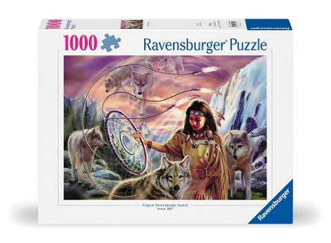Erwachsenenpuzzle 1000 Teile - Die Traumfängerin - 
