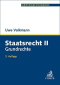 Cover-Bild zum Titel 'Staatsrecht II' von 'Uwe Volkmann'