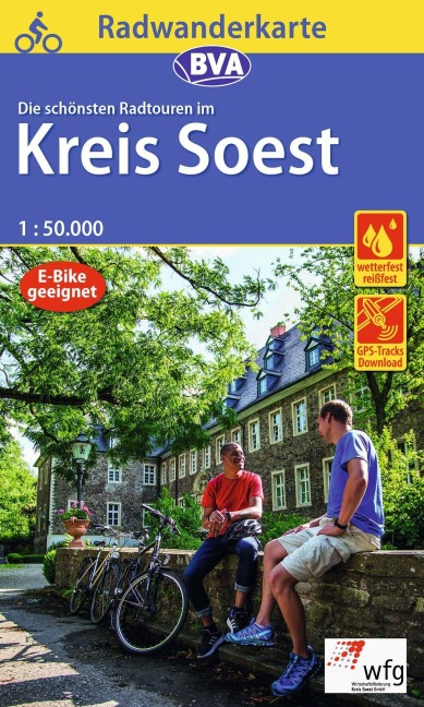 Radwanderkarte BVA Die schönsten Radtouren im Kreis Soest 1:50.000, reiß- und wetterfest, GPS-Tracks Download - 