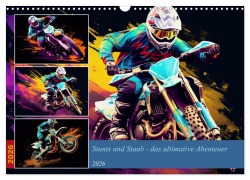 Stunts und Staub - das ultimative Abenteuer (Wandkalender 2026 DIN A3 quer), CALVENDO Monatskalender - Steffen Gierok-Latniak