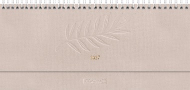 Cover-Bild zum Titel 'BRUNNEN 1077267017 Querterminbuch Mod. 772 2027 297×105 mm, Karton, hanf' von ''