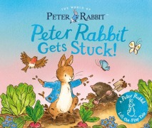 Cover-Bild zum Titel 'Peter Rabbit Gets Stuck!' von 'Beatrix Potter'