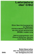 Cover-Bild zum Titel 'Lehrjahre der CSU' von ''