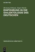 Cover-Bild zum Titel 'Einführung in die Dialektologie des Deutschen' von 'Jürgen Macha, Hermann Niebaum'