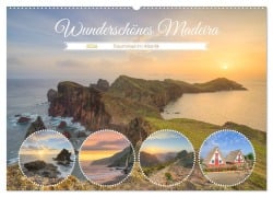 Cover-Bild zum Titel 'Wunderschönes Madeira (Wandkalender 2026 DIN A2 quer), CALVENDO Monatskalender' von 'Michael Valjak'