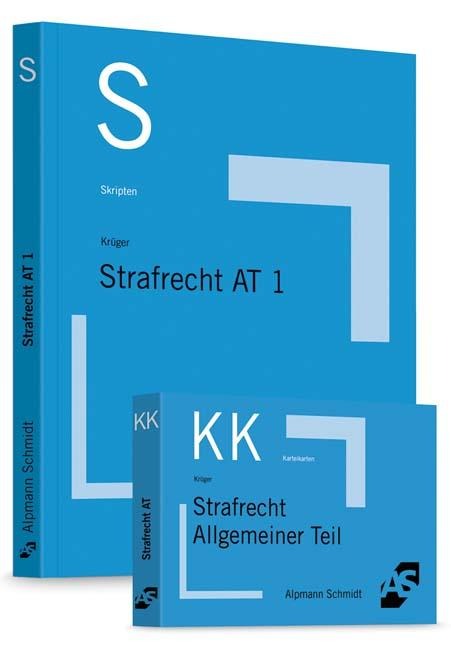 Paket Krüger, Skript Strafrecht AT 1 + Krüger, Karteikarten Strafrecht AT - 