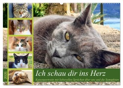 Ich schau dir ins Herz (Wandkalender 2026 DIN A2 quer), CALVENDO Monatskalender - Michaela Schimmack
