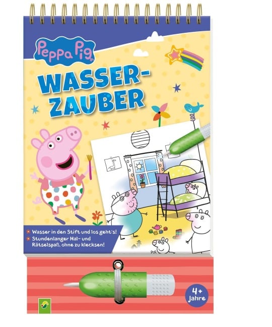 Peppa Pig Wasserzauber - Wassermalbuch ab 3 Jahren - Schwager & Steinlein Verlag