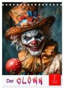 Cover-Bild zum Titel 'Der Clown (Tischkalender 2026 DIN A5 hoch), CALVENDO Monatskalender' von 'Peter Roder'