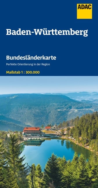 ADAC Bundesländerkarte Deutschland 11 Baden-Württemberg 1:300.000 - 