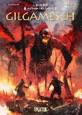 Cover-Bild zum Titel 'Mythen der Antike: Gilgamesch (Graphic Novel)' von 'Luc Ferry, Clotilde Bruneau'