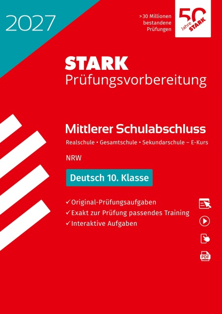 STARK Deutsch - Mittlerer Schulabschluss (MSA) 2027 NRW - Prüfungsvorbereitung - 