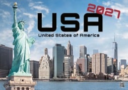 Cover-Bild zum Titel 'USA - eine Reise durch die Vereinigten Staaten - dem Land der unbegrenzten Möglichkeiten - 2027 - Kalender DIN A2' von ''
