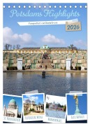 Cover-Bild zum Titel 'Potsdams Highlights (Tischkalender 2026 DIN A5 hoch), CALVENDO Monatskalender' von 'Gisela Kruse'