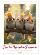 Freche Nymphie Freunde (Wandkalender 2026 DIN A3 hoch), CALVENDO Monatskalender - Kerstin Waurick