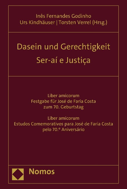Dasein und Gerechtigkeit | Ser-aí e Justiça - 