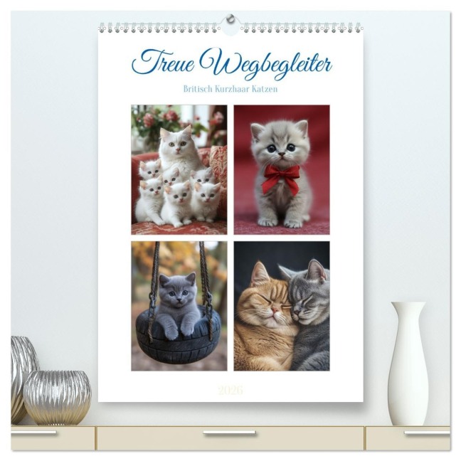 Treue Wegbegleiter (hochwertiger Premium Wandkalender 2026 DIN A2 hoch), Kunstdruck in Hochglanz - Steffen Gierok-Latniak