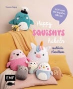 Cover-Bild zum Titel 'Happy Squishys häkeln - Niedliche Plüschtiere für Squishmallow-Fans' von 'Yvonne Rapp'