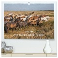 Pferde - Andalusiens wilder Westen (hochwertiger Premium Wandkalender 2025 DIN A2 quer), Kunstdruck in Hochglanz - Monica Gumm