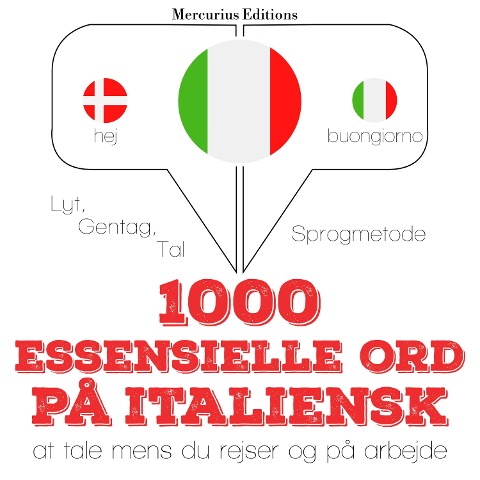 1000 essentielle ord på italiensk - Jm Gardner
