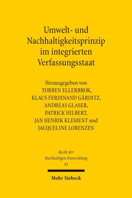 Umwelt- und Nachhaltigkeitsprinzip im integrierten Verfassungsstaat - 