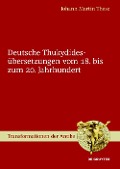 Deutsche Thukydidesübersetzungen vom 18. bis zum 20. Jahrhundert - Johann Martin Thesz