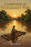 Cover-Bild zum Titel 'Adventures of Huckleberry Finn' von 'Mark Twain'