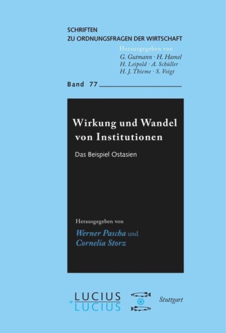 Wirkung und Wandel von Institutionen - 
