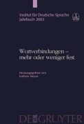 Cover-Bild zum Titel 'Wortverbindungen - mehr oder weniger fest' von ''