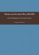 Cover-Bild zum Titel 'Britain and the Great War, 1914-1918' von 'Barry Wintour'