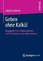 Geben ohne Kalkül - Gabriele Gollnick