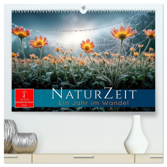 Naturzeit - Ein Jahr im Wandel (hochwertiger Premium Wandkalender 2026 DIN A2 quer), Kunstdruck in Hochglanz - Roder Roder