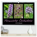 Heimische Orchideen im Dreierpack (hochwertiger Premium Wandkalender 2025 DIN A2 quer), Kunstdruck in Hochglanz - Sabine Löwer