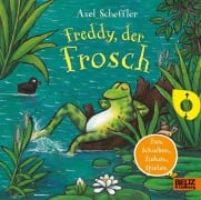 Cover-Bild zum Titel 'Freddy, der Frosch' von 'Axel Scheffler'