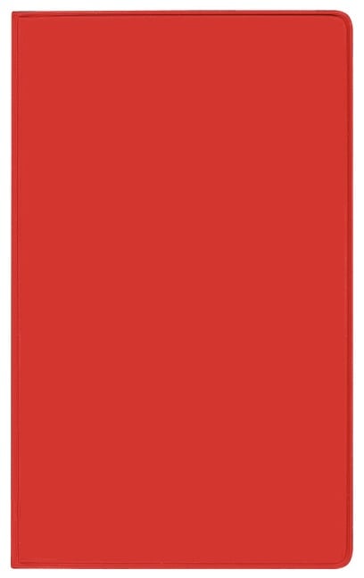 Taschenkalender Modus XL geheftet PVC rot 2027 - 