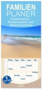Cover-Bild zum Titel 'Familienplaner 2026 - Fuerteventura - Wüstenzauber und Meeresrauschen mit 5 Spalten (Wandkalender, 21 x 45 cm) CALVENDO' von 'Dieter Meyer'