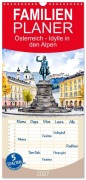Cover-Bild zum Titel 'Familienplaner 2027 - Österreich - Idylle in den Alpen mit 5 Spalten (Wandkalender, 21 x 45 cm) CALVENDO' von 'Claudia Kleemann'