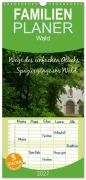 Cover-Bild zum Titel 'Familienplaner 2027 - Wege des einfachen Glücks - Spaziergänge im Wald mit 5 Spalten (Wandkalender, 21 x 45 cm) CALVENDO' von 'Emel Malms'