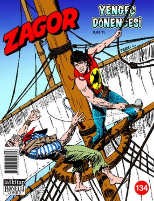 Yengec Dönencesi;Zagor Sayi - 134 - Moreno Burattini