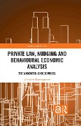 Cover-Bild zum Titel 'Private Law, Nudging and Behavioural Economic Analysis' von 'Antonios Karampatzos'
