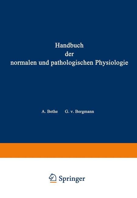 Blut und Lymphe - A. Bethe, A. Ellinger, G. Embden, G. V. Bergmann