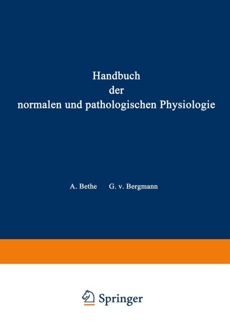 Blut und Lymphe - A. Bethe, G. V. Bergmann, G. Embden, A. Ellinger