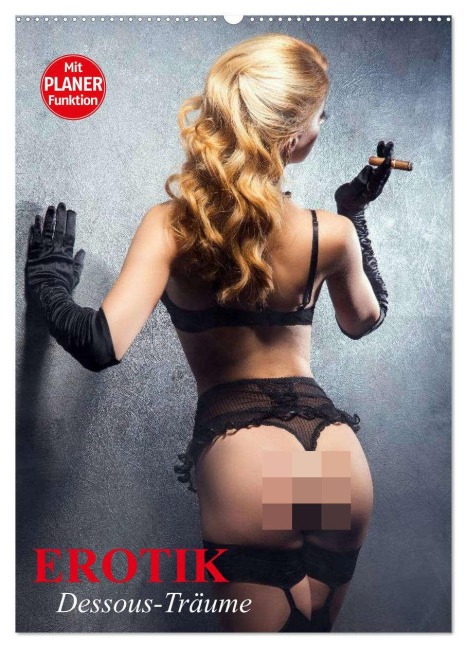 Erotik. Dessous-Träume (Wandkalender 2026 DIN A2 hoch), CALVENDO Monatskalender - Elisabeth Stanzer