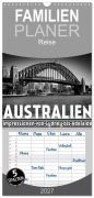 Cover-Bild zum Titel 'Familienplaner 2027 - AUSTRALIEN Impressionen von Sydney bis Adelaide mit 5 Spalten (Wandkalender, 21 x 45 cm) CALVENDO' von 'Melanie Viola'
