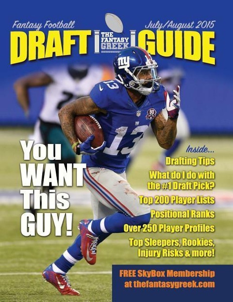Fantasy Football Draft Guide July/August 2015 - James Saranteas