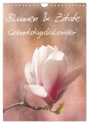 Cover-Bild zum Titel 'Blumen & Zitate / Geburtstagskalender (Wandkalender 2026 DIN A4 hoch), CALVENDO Monatskalender' von 'Christine Bässler'