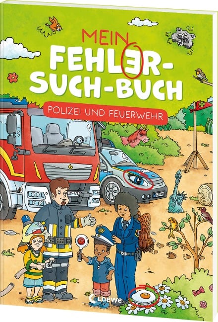 Mein Fehler-Such-Buch - Polizei und Feuerwehr - 